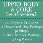 Travel Workout for Upper Body and Core