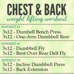 Chest and Back Weight Lifting Workout
