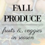 Fall Produce in Season