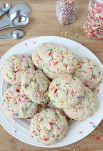 Greek Yogurt Funfetti Cookies