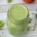 Refreshing Green Smoothie with Apple, Celery, and Spinach