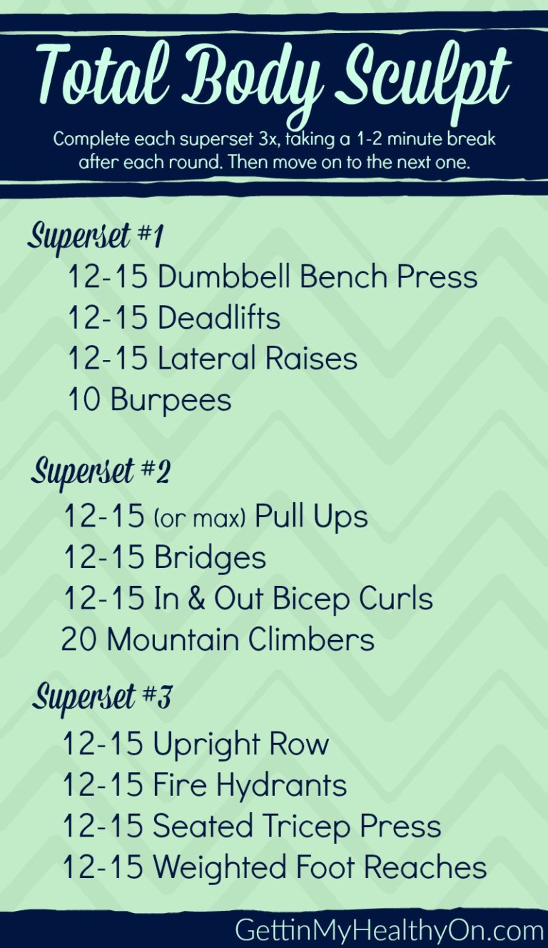 Total Body Sculpt Workout