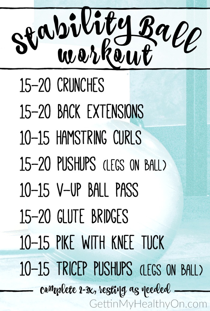 Stability Ball Workout 